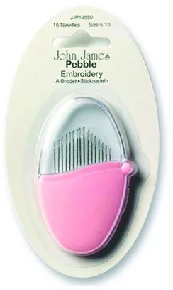 John James Pebbles Assorterte Broderinåler Str. 5/10 16 stk.