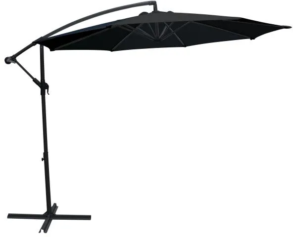 Hengeparasol svart 300cm