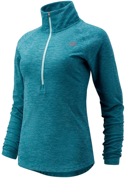 New Balance Sport Spacedye Half Zip Løbetrøje Dame