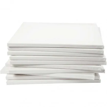 Malerlerret, hvit, dybde 1,6 cm, str. 40x40 cm, 280 g, 40 stk./ 1 pk.